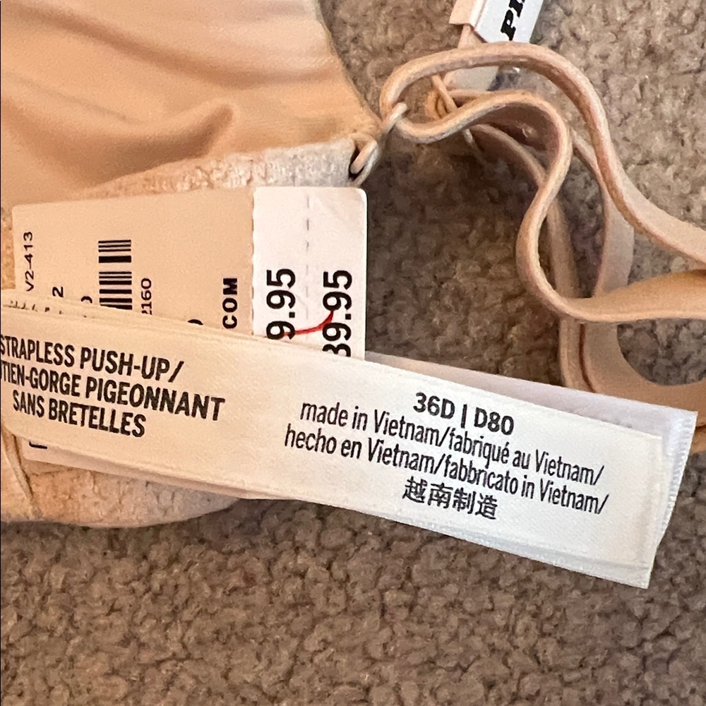 PINK Victoria's Secret Cream Bra - Picture 6 of 7